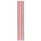 12 Packs: 4 ct. (48 total) Red Striped Bling Stickers by Recollections™